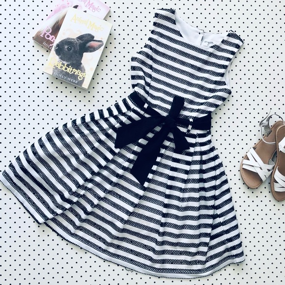 Origami Other - Girls size 8 ORIGAMI (Myer) Party Dress, stripe